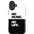 No Music No Life iPhone 16 Plus Magsafe Impact Case